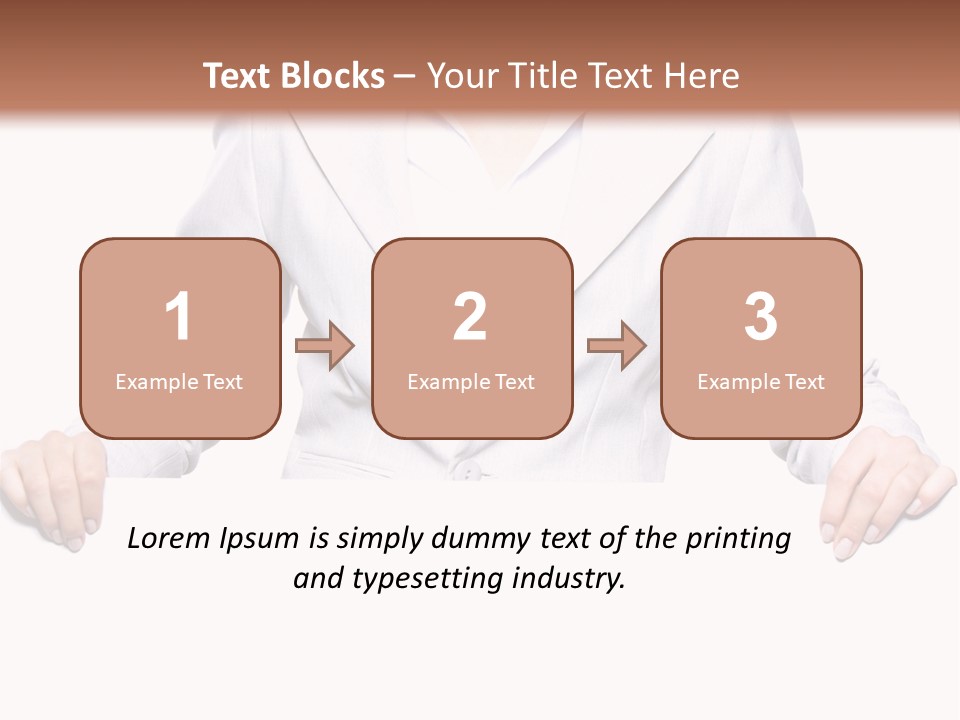 Copyspace Showing Billboard PowerPoint Template