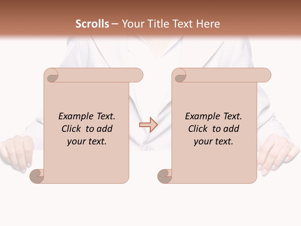 Copyspace Showing Billboard PowerPoint Template