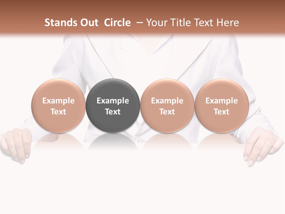 Copyspace Showing Billboard PowerPoint Template