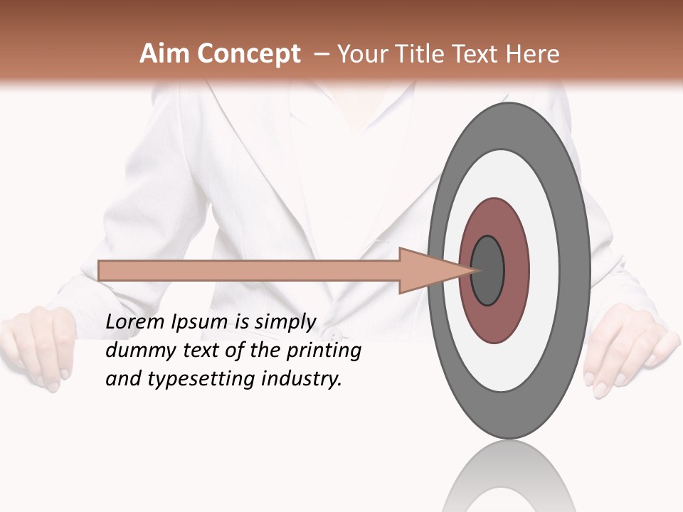 Copyspace Showing Billboard PowerPoint Template