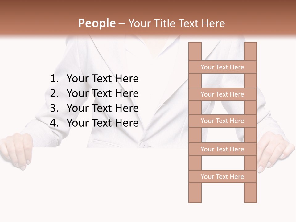 Copyspace Showing Billboard PowerPoint Template