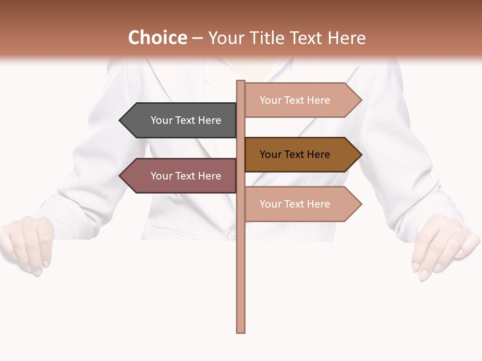 Copyspace Showing Billboard PowerPoint Template