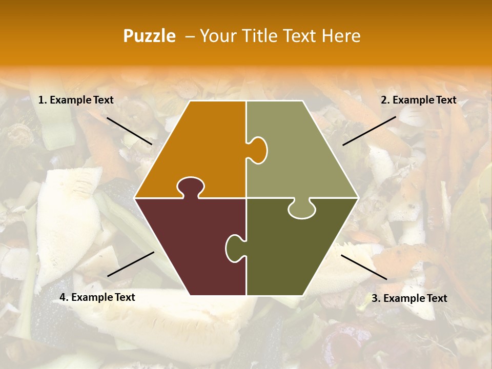 Vegetables Peelings Compost PowerPoint Template