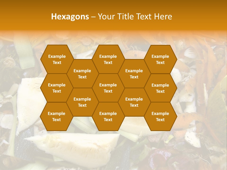 Vegetables Peelings Compost PowerPoint Template