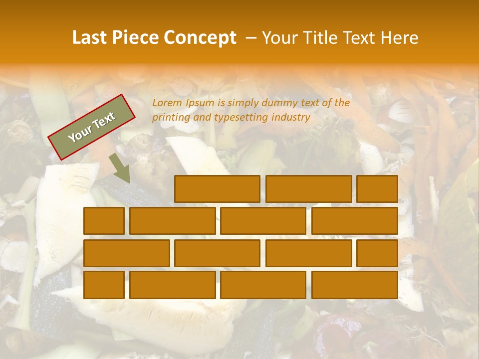 Vegetables Peelings Compost PowerPoint Template