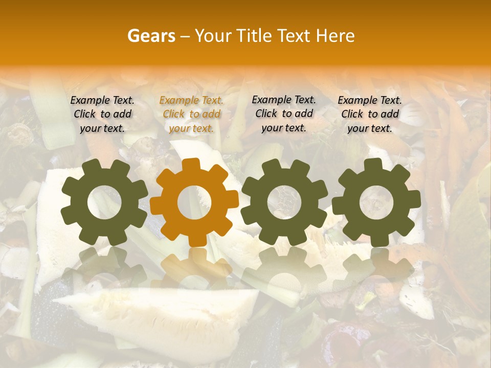 Vegetables Peelings Compost PowerPoint Template