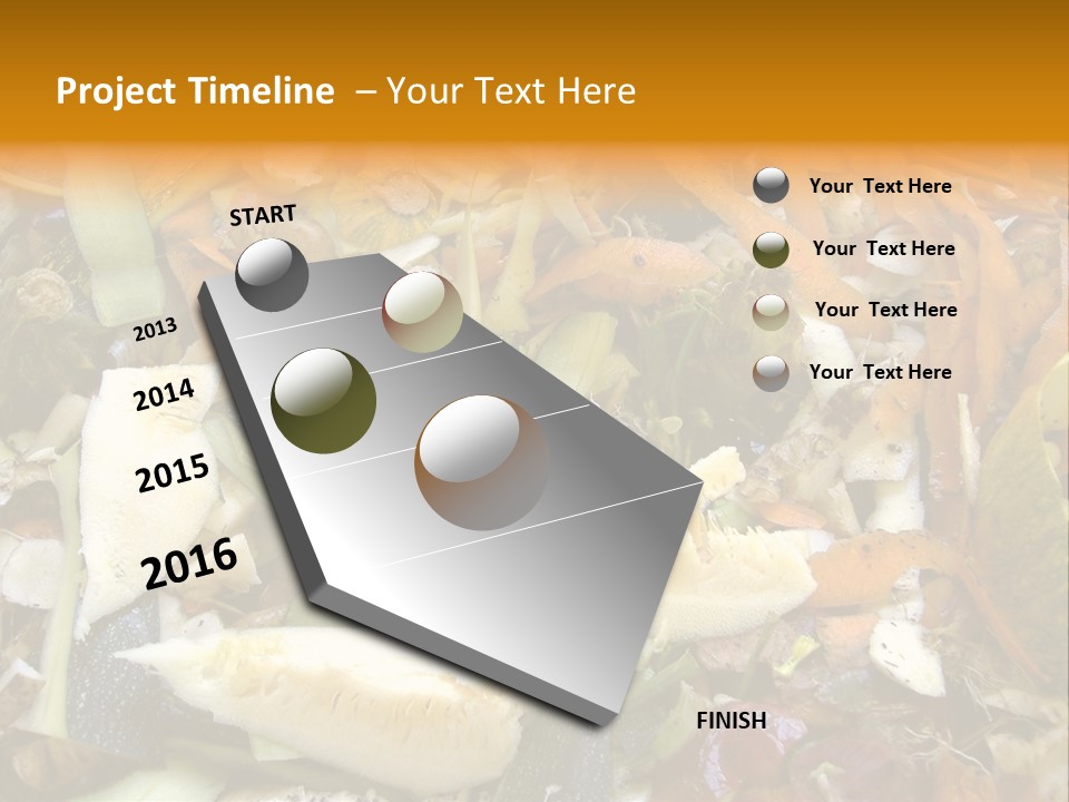 Vegetables Peelings Compost PowerPoint Template
