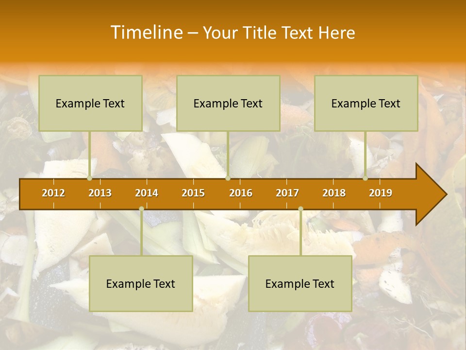 Vegetables Peelings Compost PowerPoint Template
