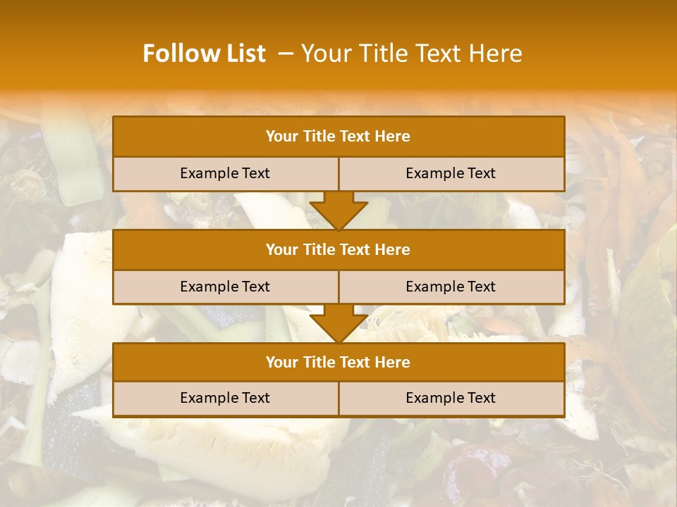 Vegetables Peelings Compost PowerPoint Template