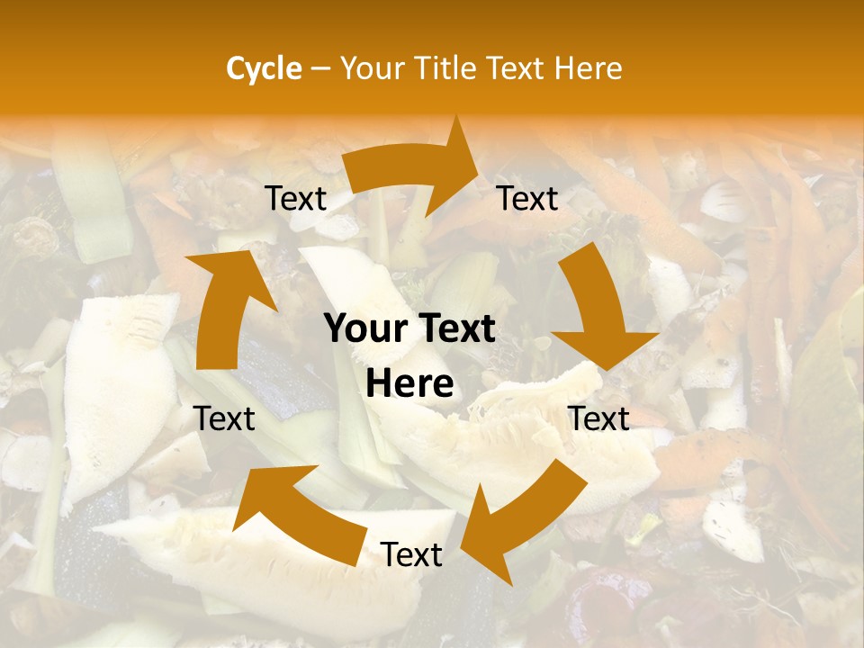 Vegetables Peelings Compost PowerPoint Template