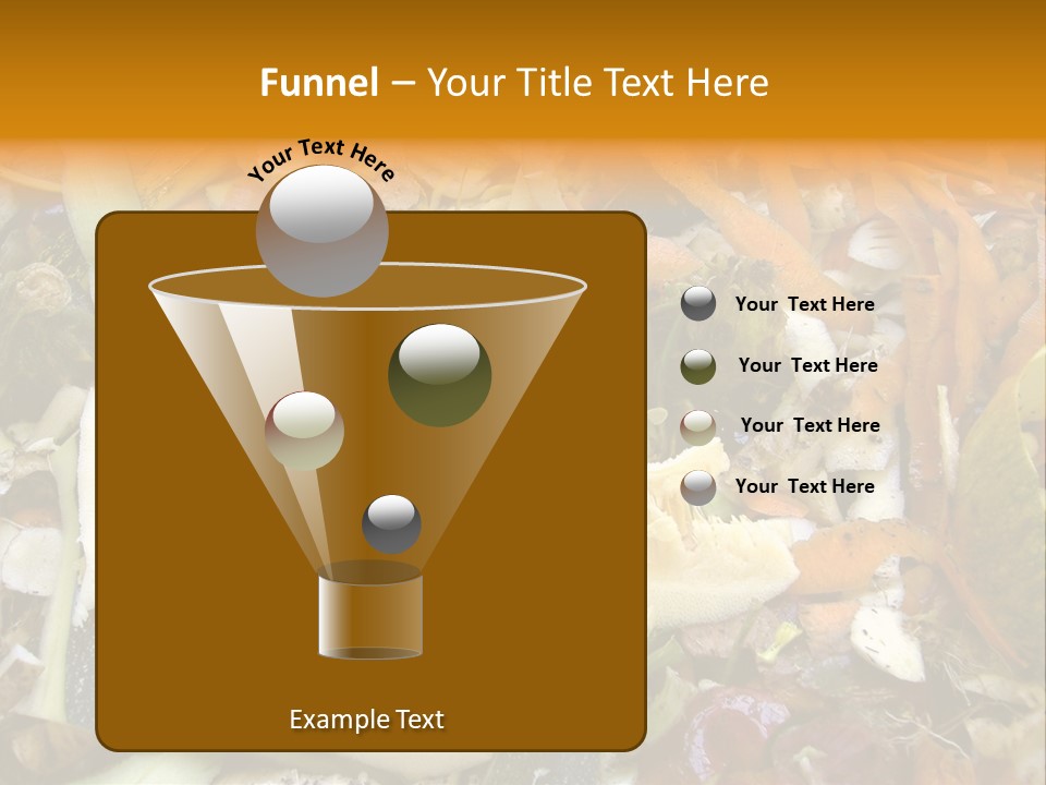 Vegetables Peelings Compost PowerPoint Template