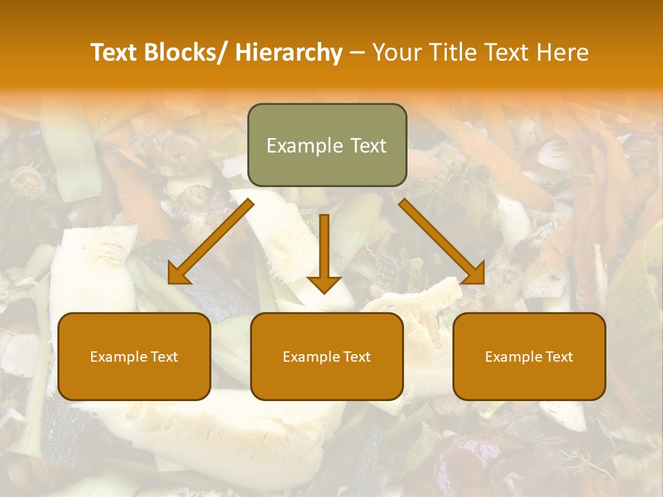 Vegetables Peelings Compost PowerPoint Template
