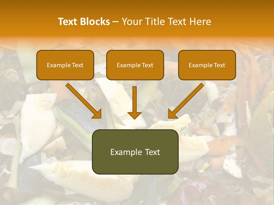 Vegetables Peelings Compost PowerPoint Template
