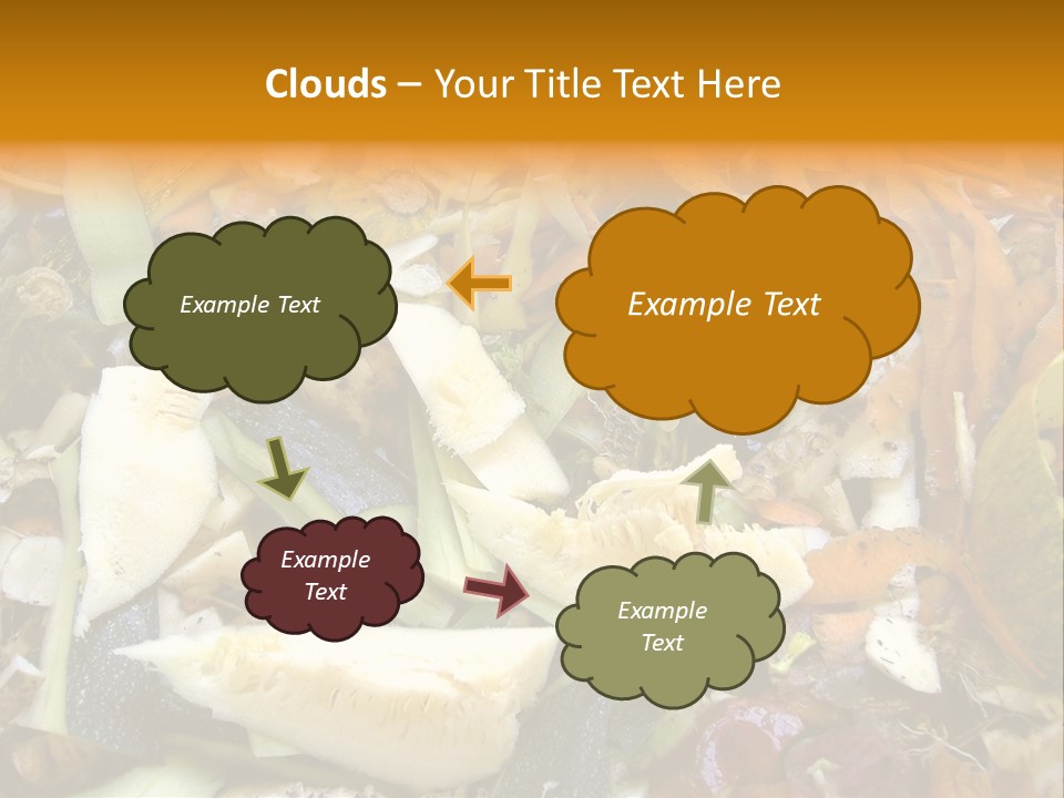 Vegetables Peelings Compost PowerPoint Template