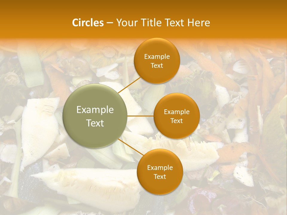 Vegetables Peelings Compost PowerPoint Template