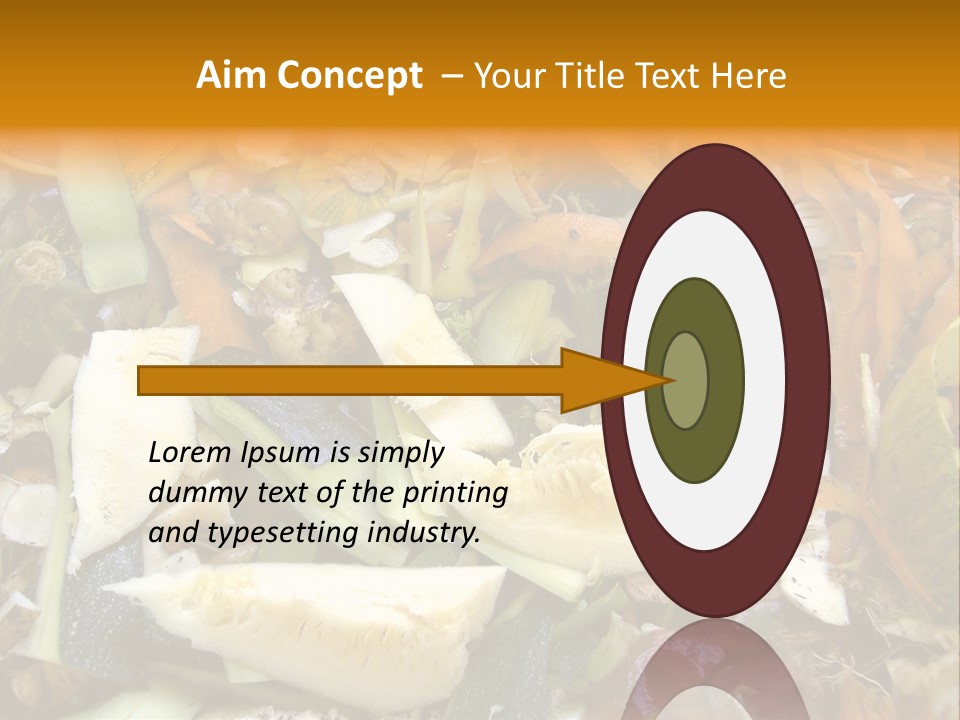 Vegetables Peelings Compost PowerPoint Template