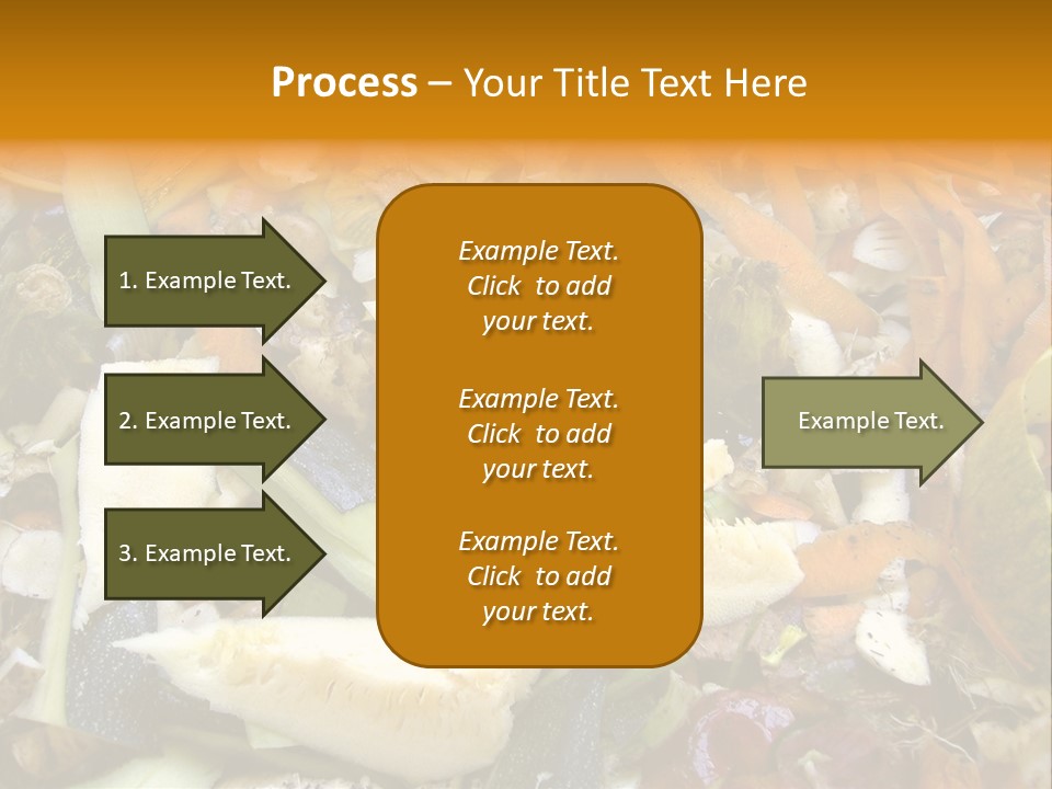 Vegetables Peelings Compost PowerPoint Template