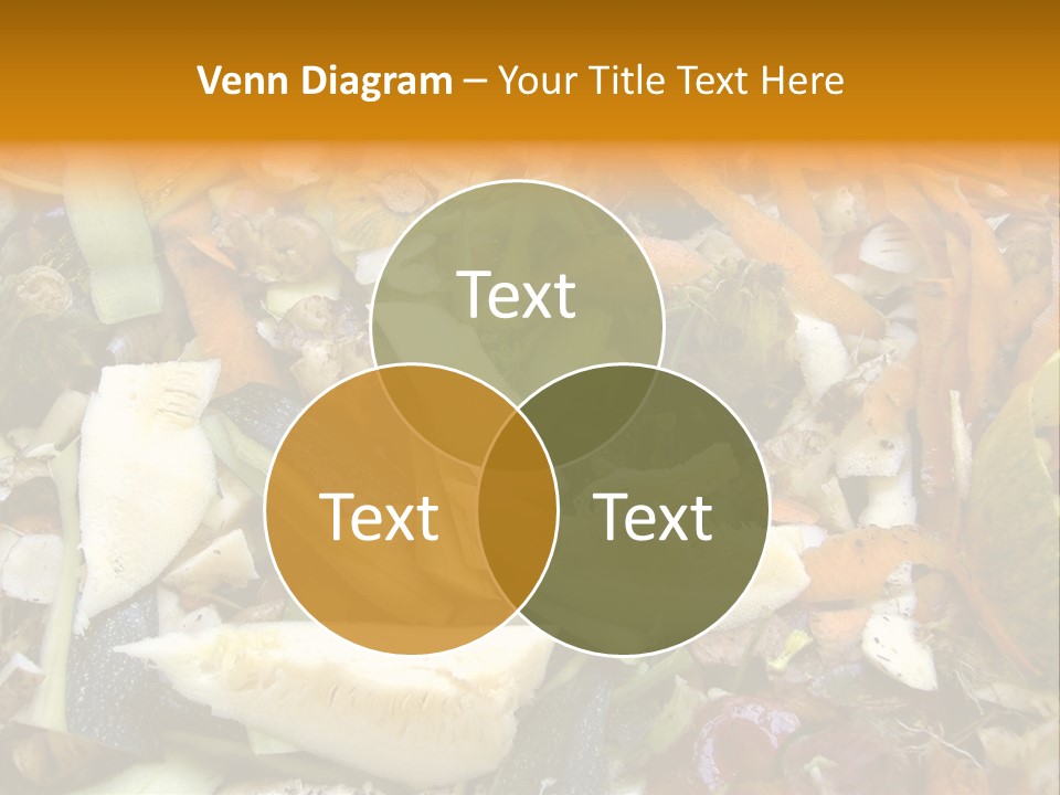 Vegetables Peelings Compost PowerPoint Template