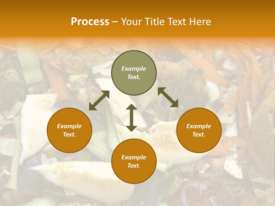 Vegetables Peelings Compost PowerPoint Template