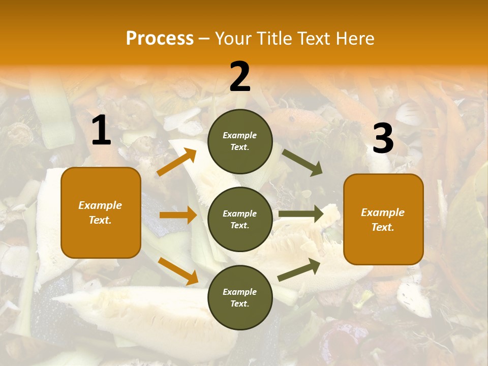 Vegetables Peelings Compost PowerPoint Template