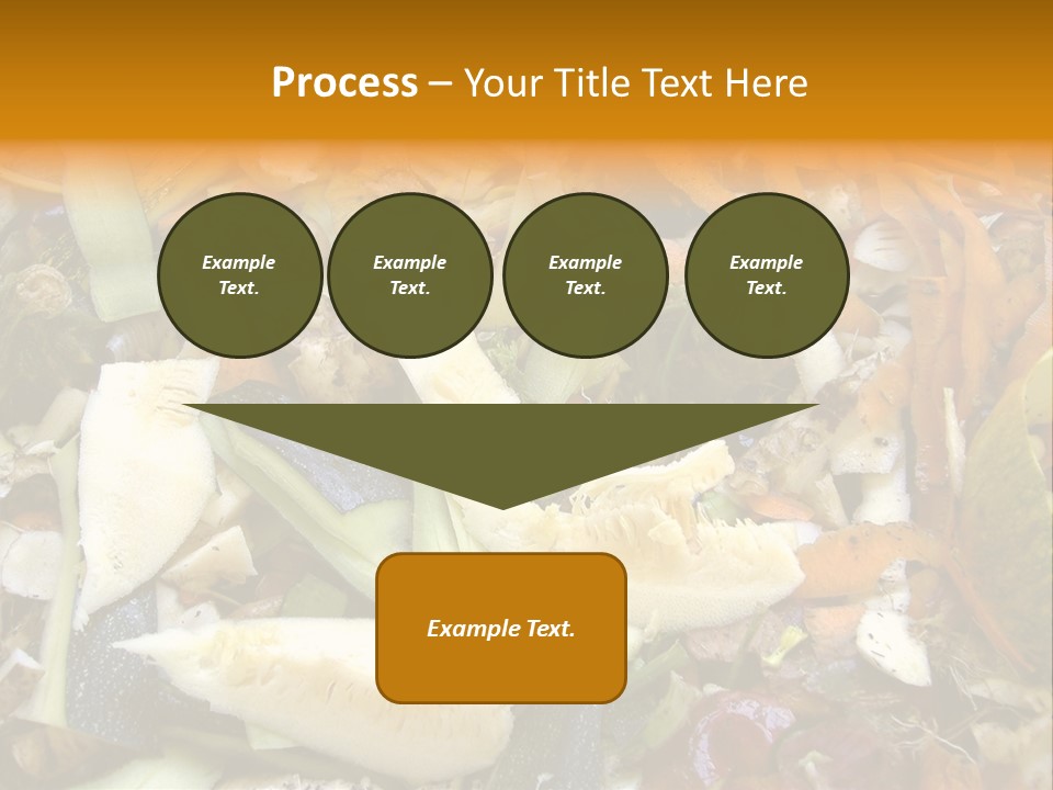 Vegetables Peelings Compost PowerPoint Template