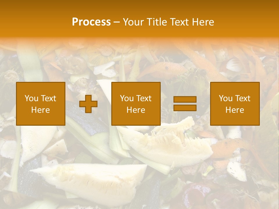 Vegetables Peelings Compost PowerPoint Template