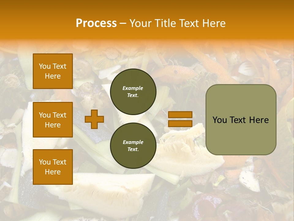 Vegetables Peelings Compost PowerPoint Template