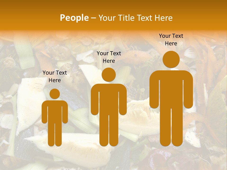 Vegetables Peelings Compost PowerPoint Template