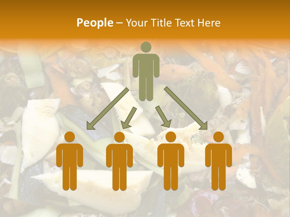Vegetables Peelings Compost PowerPoint Template