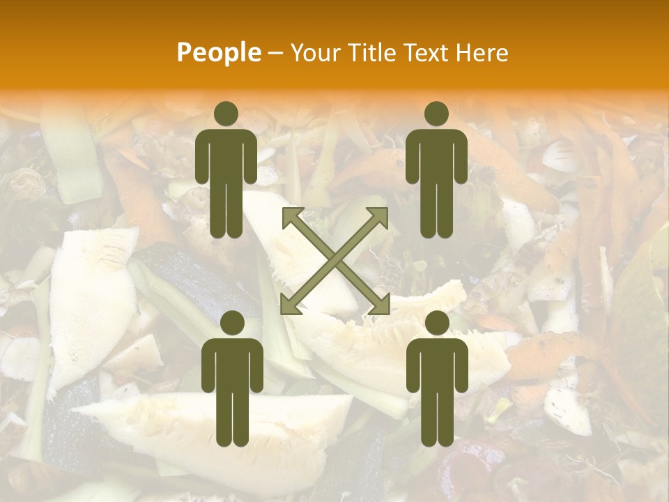 Vegetables Peelings Compost PowerPoint Template