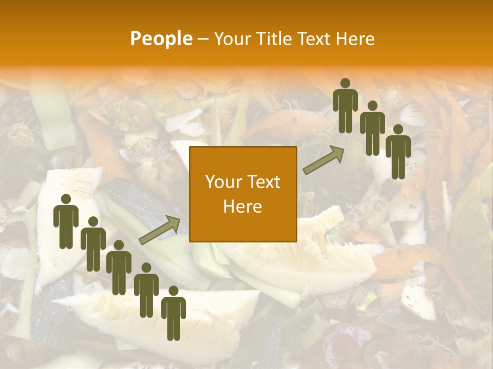 Vegetables Peelings Compost PowerPoint Template