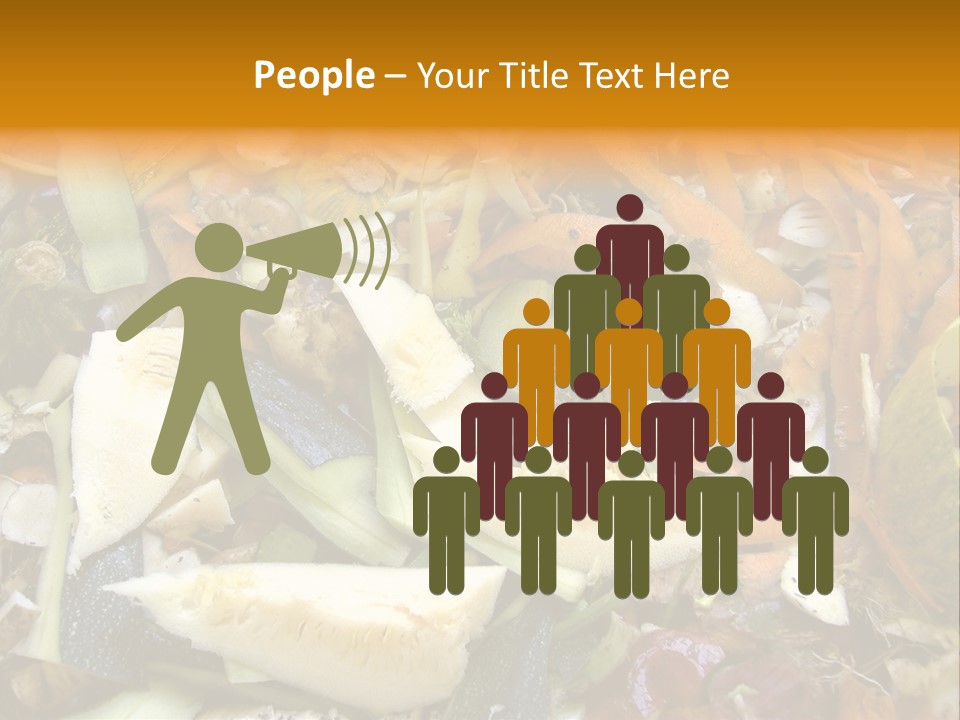 Vegetables Peelings Compost PowerPoint Template