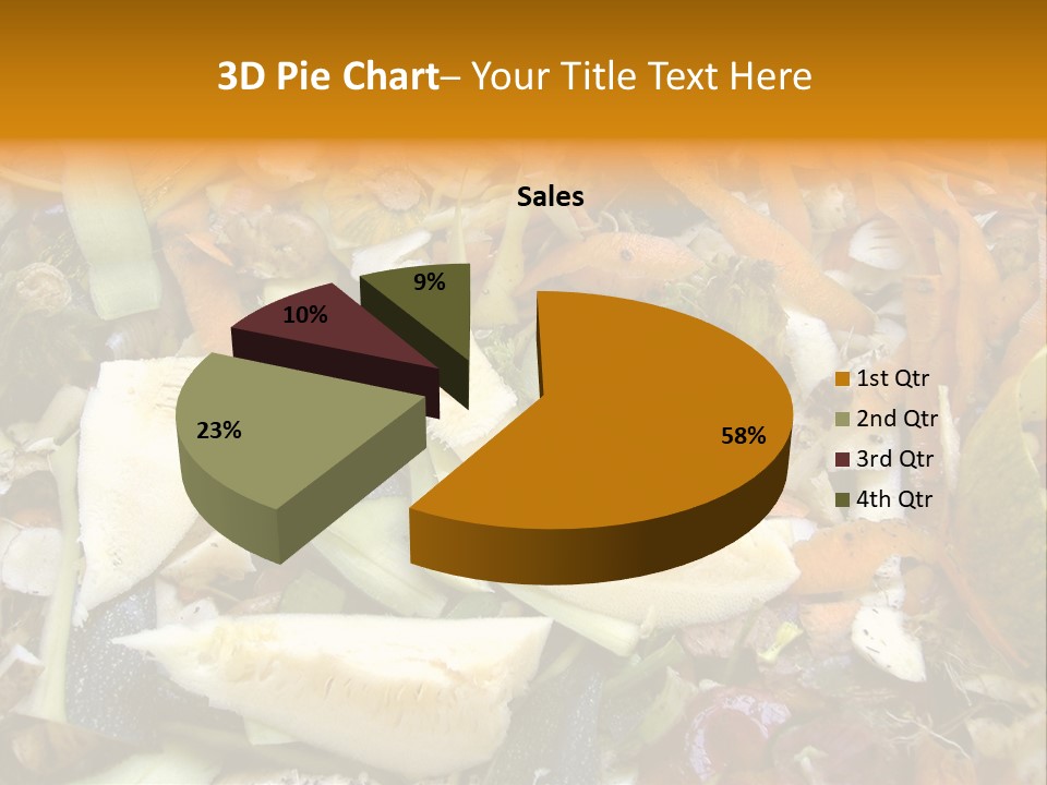 Vegetables Peelings Compost PowerPoint Template
