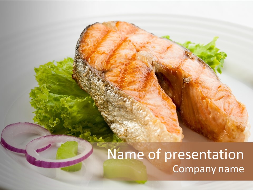 Banquet Salad Taste PowerPoint Template