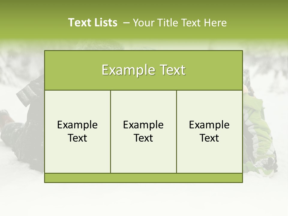 Kid Sibling Enjoying PowerPoint Template
