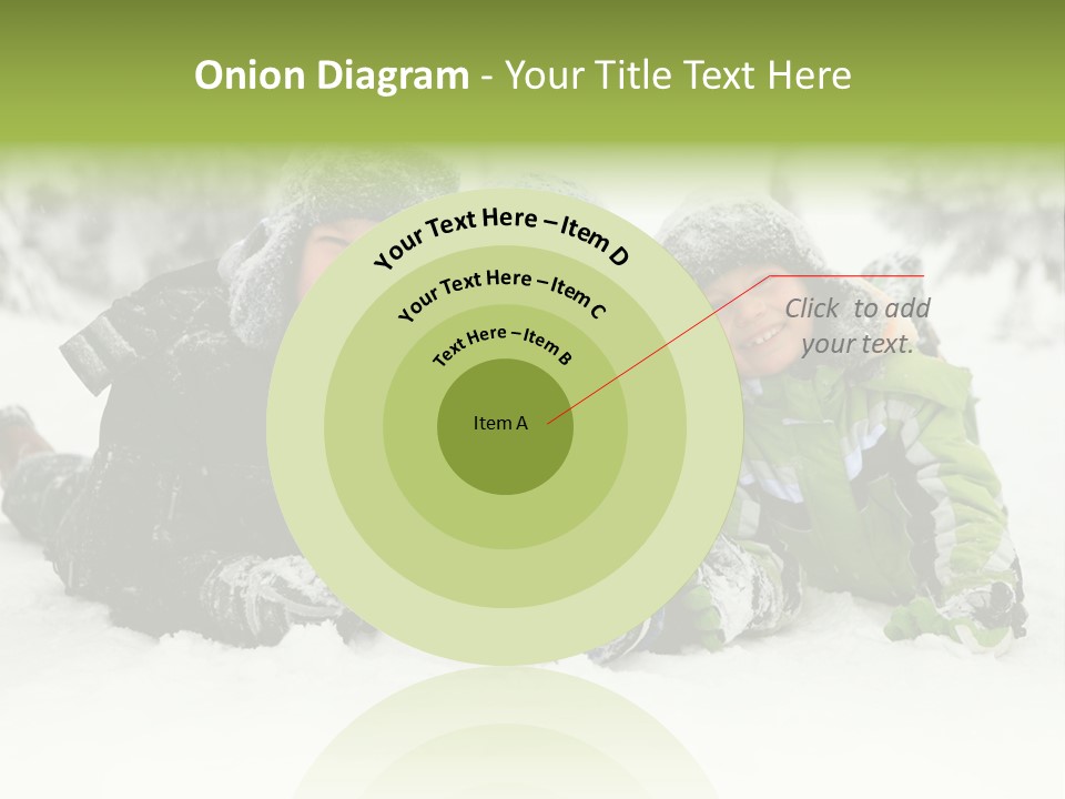 Kid Sibling Enjoying PowerPoint Template