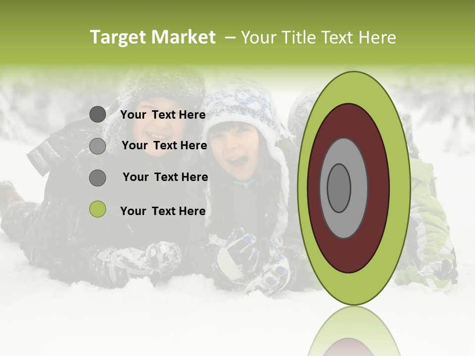 Kid Sibling Enjoying PowerPoint Template