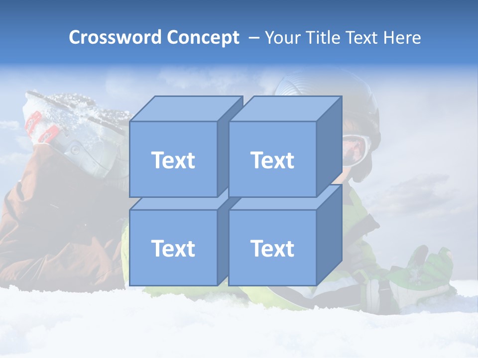 Blue Sportswear Sky PowerPoint Template