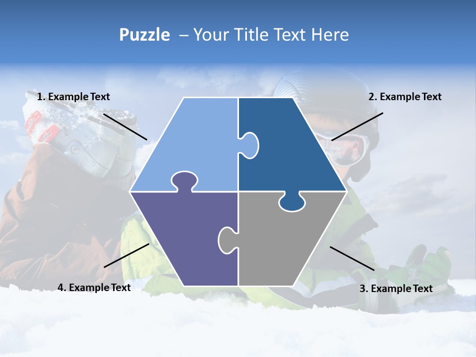 Blue Sportswear Sky PowerPoint Template