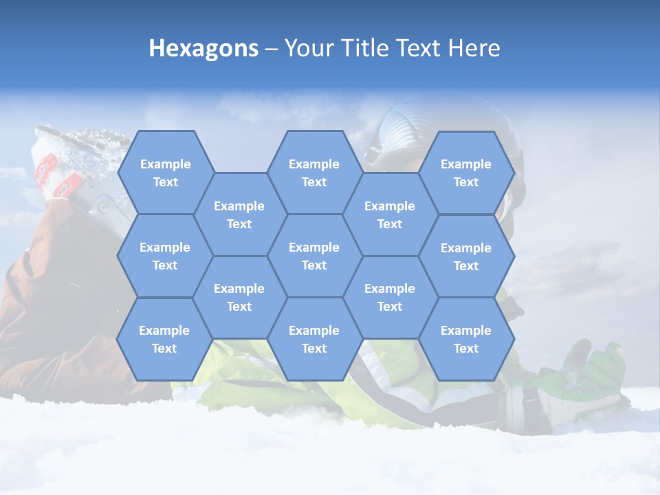 Blue Sportswear Sky PowerPoint Template