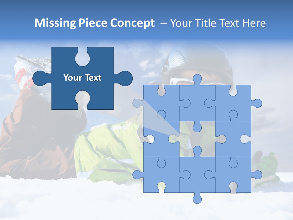 Blue Sportswear Sky PowerPoint Template