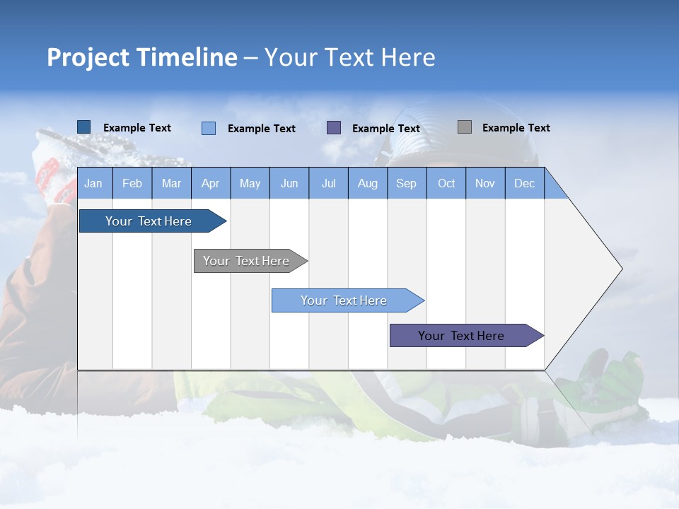 Blue Sportswear Sky PowerPoint Template