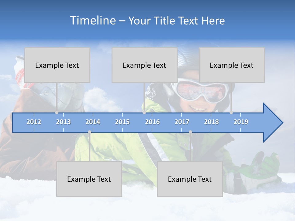 Blue Sportswear Sky PowerPoint Template