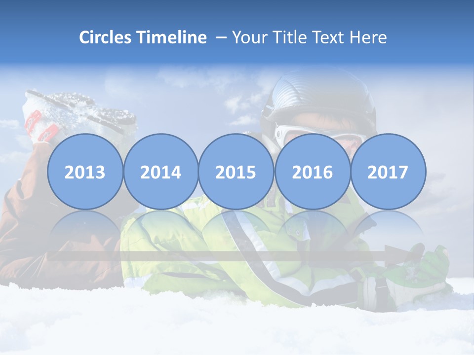 Blue Sportswear Sky PowerPoint Template