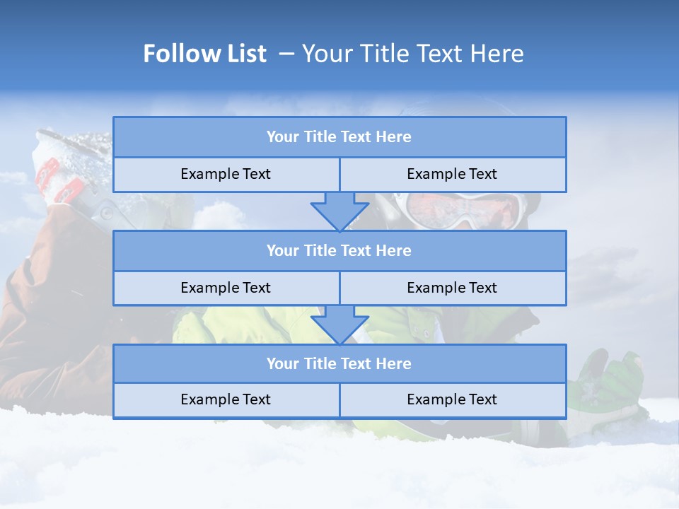 Blue Sportswear Sky PowerPoint Template