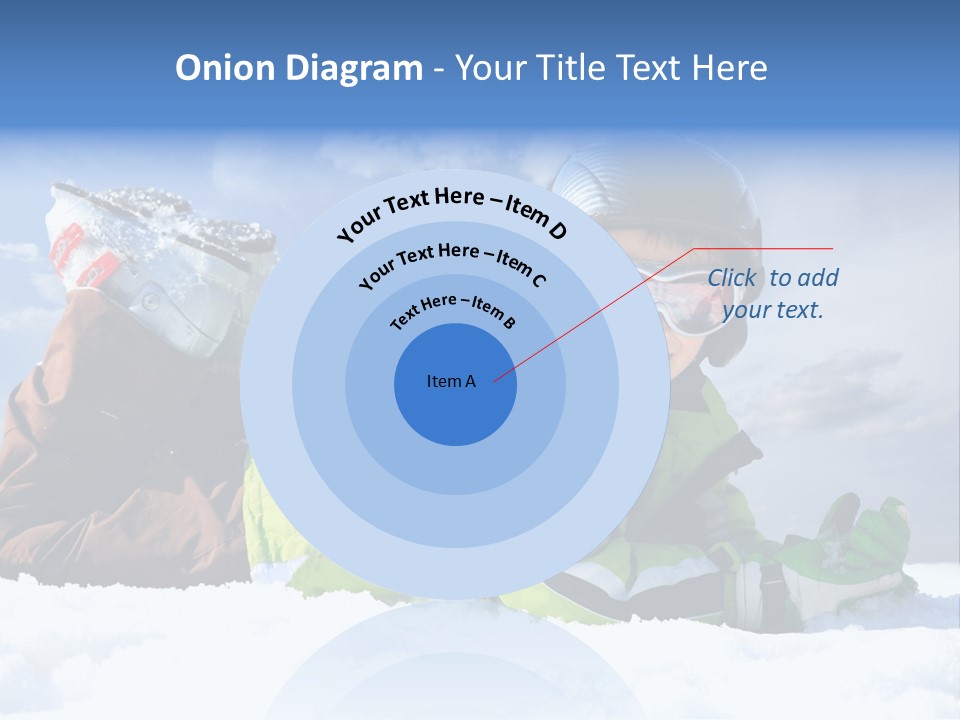 Blue Sportswear Sky PowerPoint Template