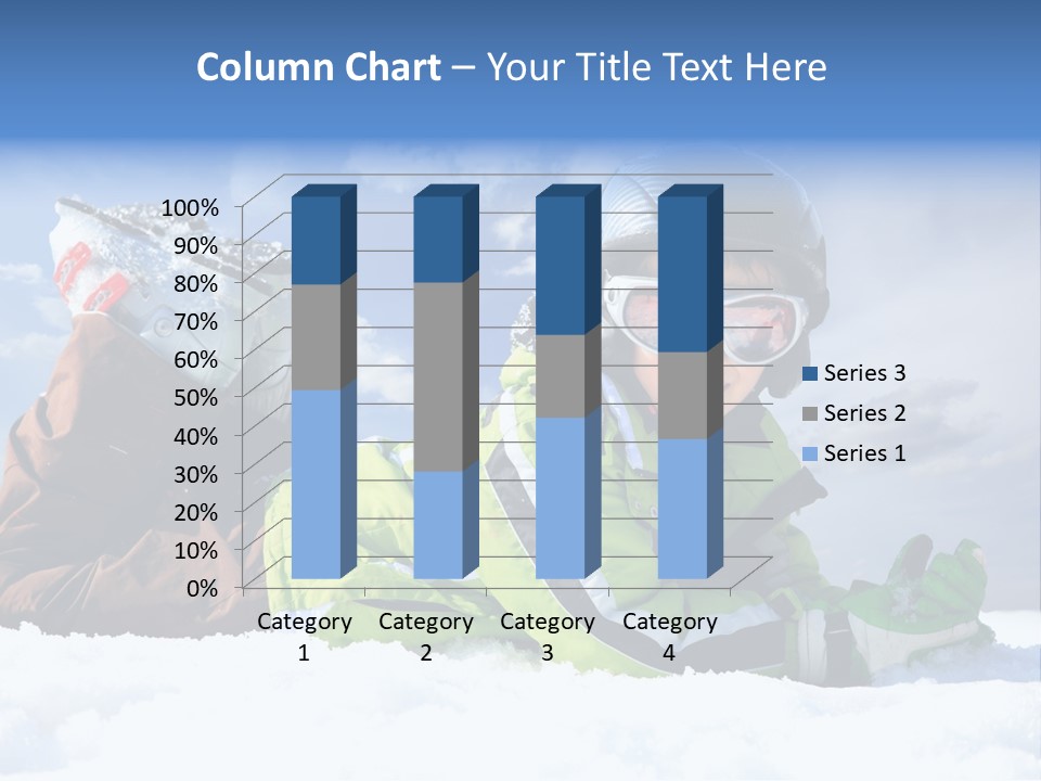 Blue Sportswear Sky PowerPoint Template