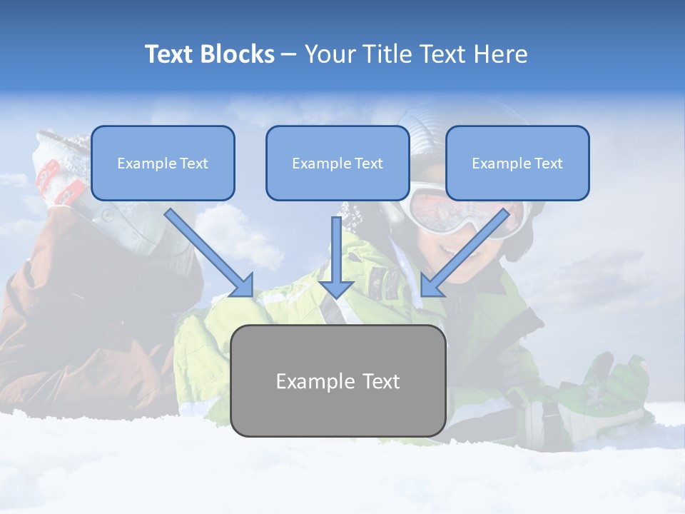 Blue Sportswear Sky PowerPoint Template