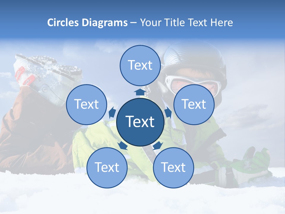 Blue Sportswear Sky PowerPoint Template