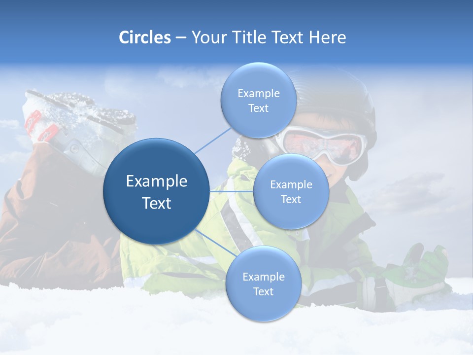 Blue Sportswear Sky PowerPoint Template